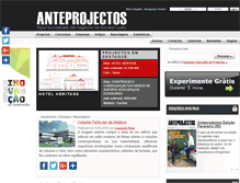 Tablet Screenshot of anteprojectos.com.pt